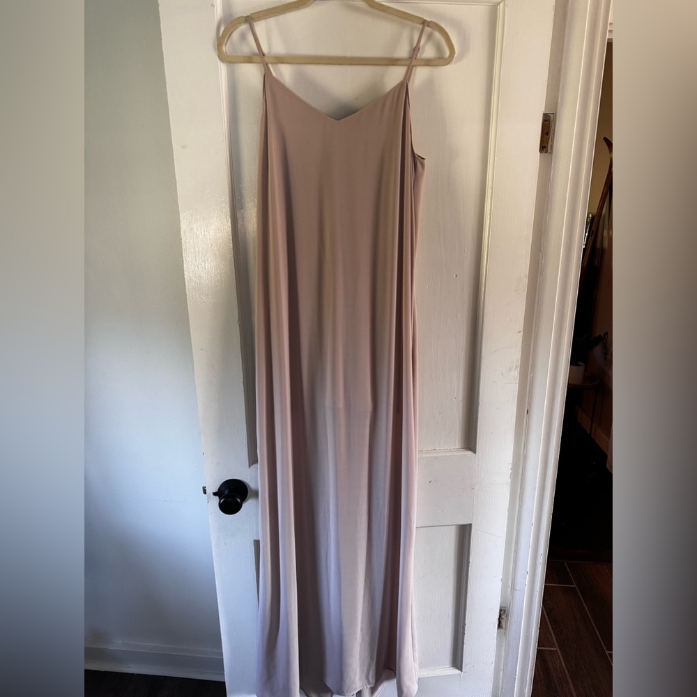 Show Me Your MuMu Beige Maxi Bridesmaid Dress. *New With Tags*